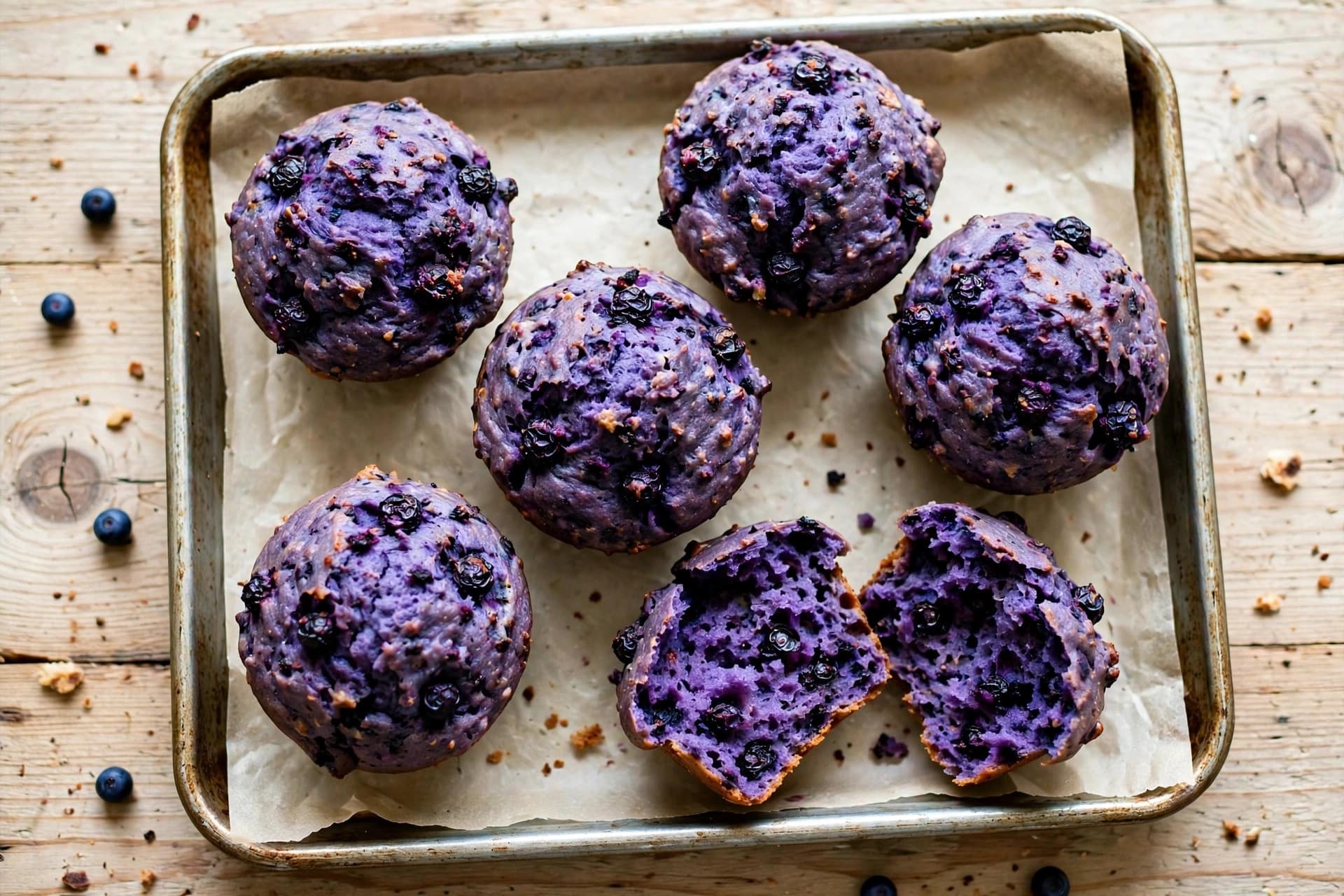 Wild Blueberry Muffins