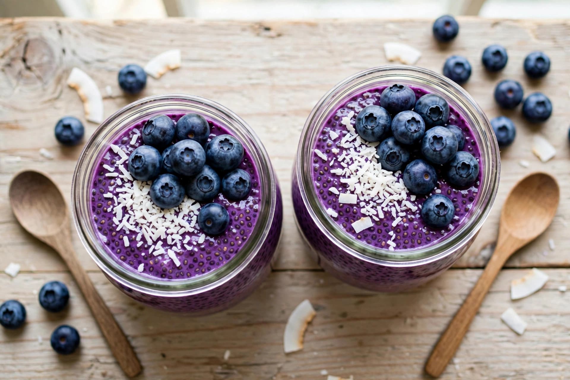 Wild Blueberry Chia Pudding