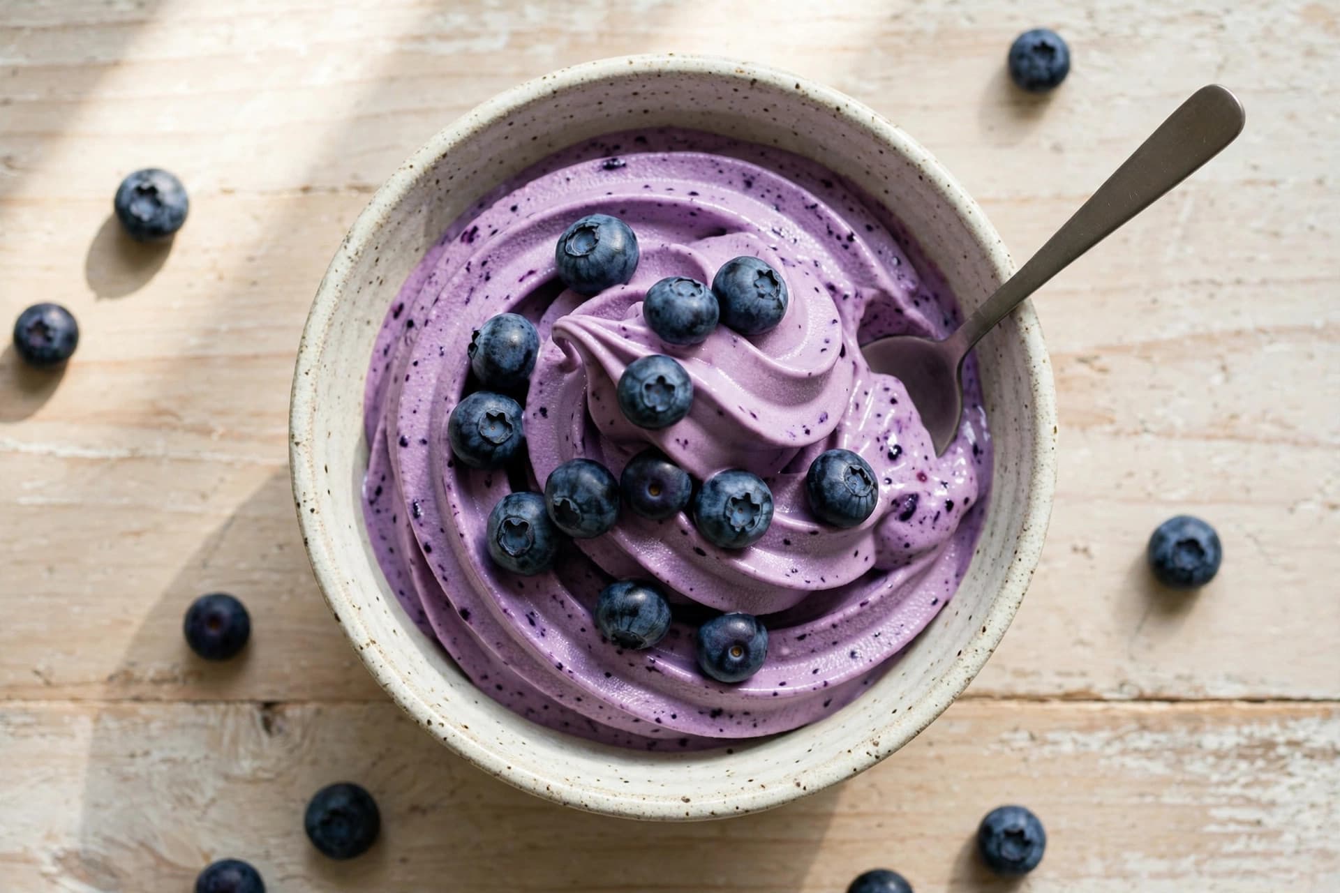 Wild Blueberry Nice Cream