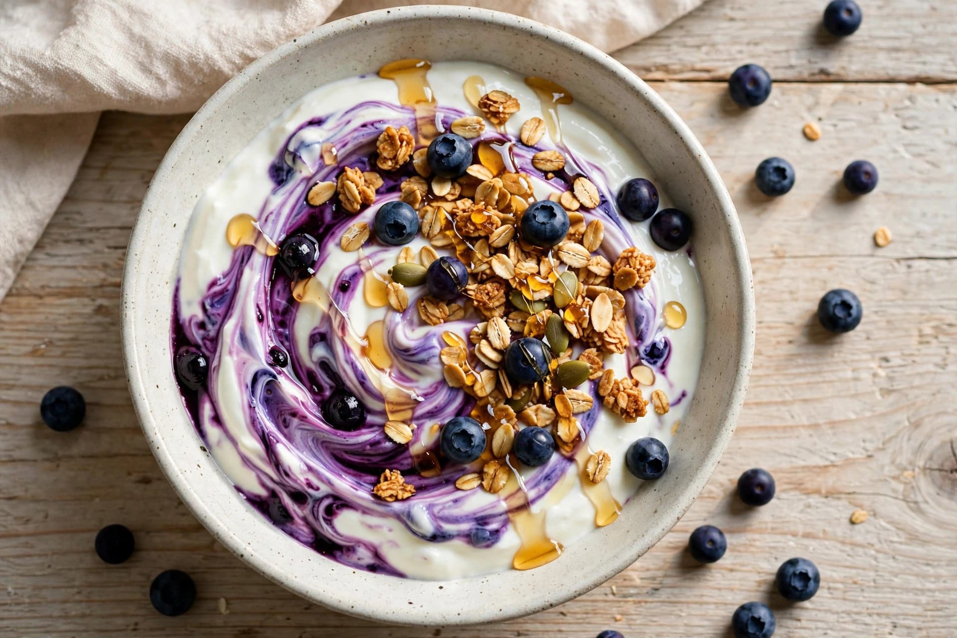 Wild Blueberry Yogurt Bowl